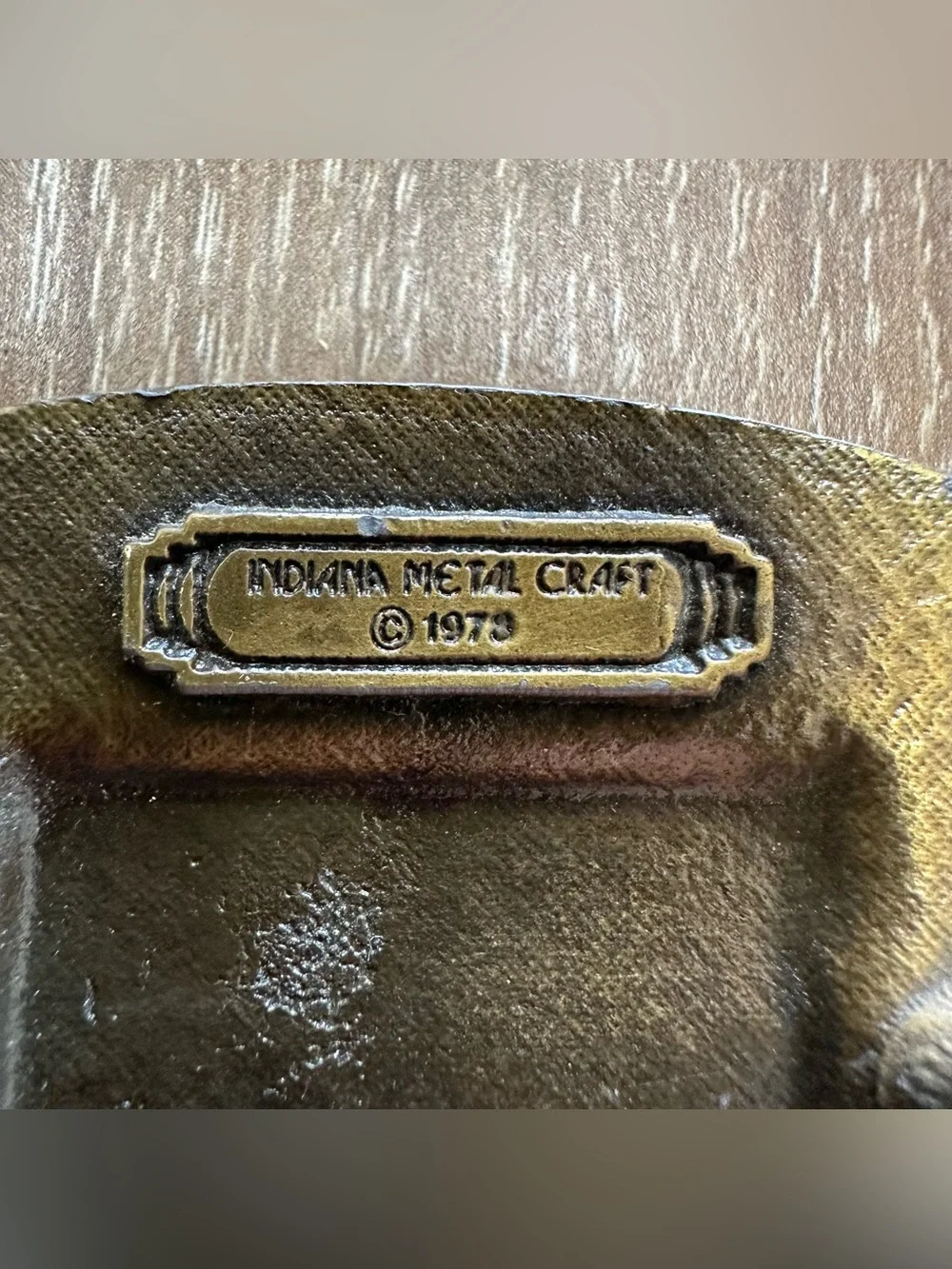 Vintage 70s 1978 Chevy Blazer Belt Buckle Indiana Metal Craft